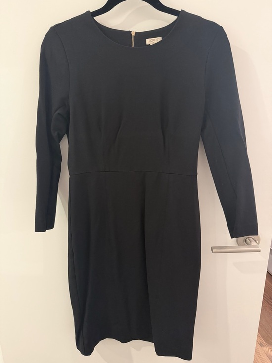 J. Crew Dresses & Skirts - J. Crew Black 3/4 Sleeve Black Dress Size 4